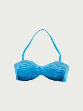 Blue Ombre Bandeau Bikini Top